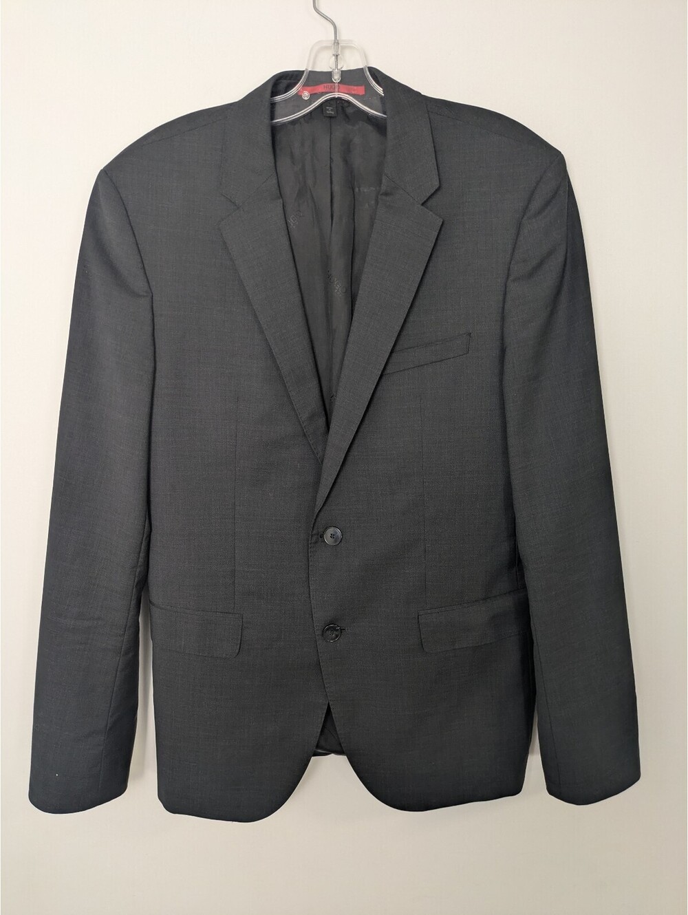 Hugo Boss HUGO Men's Charcoal Grey Suit Jacket Blazer Sport Coat 40R